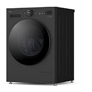 LG 11 kg Pyykinpesukone(Essence Black) - Energialuokka A, LCD-paneelilla, Auto Dose, TurboWash360™, AI DD™, Smart Diagnosis™ kanssa Wi-Fi, left perspective view , F4X7511TBB, thumbnail 12