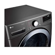 LG 20 kg Pyykinpesukone(Musta)  - Energialuokka B, Steam, TurboWash™, AI DD™, Smart Diagnosis™ kanssa Wi-Fi, FVB20NS2TE, thumbnail 4