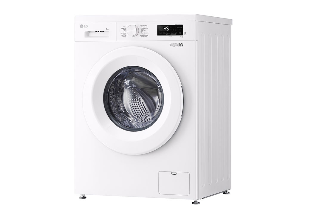 LG 8 kg Pyykinpesukone(Essence White) - Steam, Energialuokka A, 6 Motion DD, Smart Diagnosis™ kanssa Wi-Fi, TopLeftPanel, F4X1008NWH, thumbnail 9