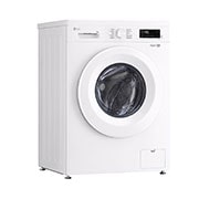 LG 8 kg Pyykinpesukone(Essence White) - Steam, Energialuokka A, 6 Motion DD, Smart Diagnosis™ kanssa Wi-Fi, left side view, F4X1008NWH, thumbnail 7