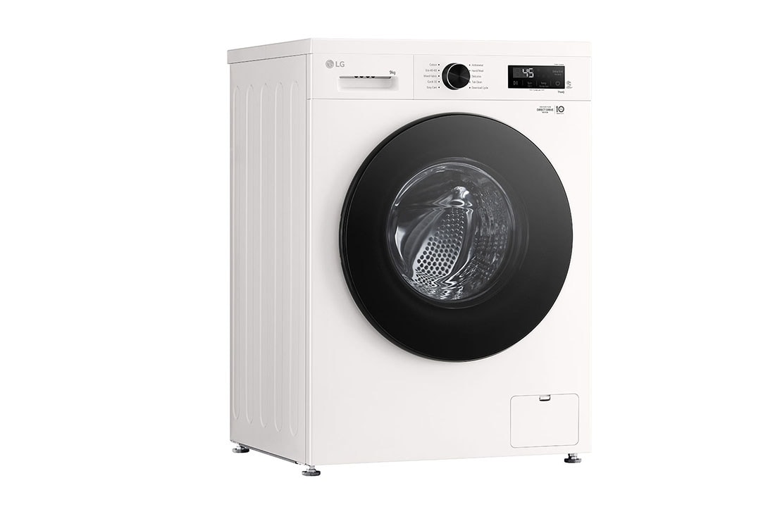 LG 9 kg Pyykinpesukone(Essence White) - Steam, Energialuokka A, 6 Motion DD, Smart Diagnosis™ kanssa Wi-Fi, drum view , F4X1009NWB, thumbnail 8