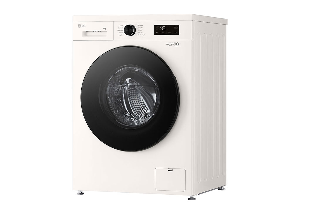 LG 9 kg Pyykinpesukone(Essence White) - Steam, Energialuokka A, 6 Motion DD, Smart Diagnosis™ kanssa Wi-Fi, TopLeftPanel, F4X1009NWB, thumbnail 9