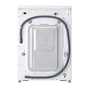 LG 9 kg Pyykinpesukone(Essence White) - Steam, Energialuokka A, 6 Motion DD, Smart Diagnosis™ kanssa Wi-Fi, back view, F4X1009NWB, thumbnail 12
