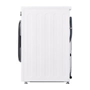 LG 9 kg Pyykinpesukone(Essence White) - Energialuokka A,, 6 Motion DD, Smart Diagnosis™ kanssa Wi-Fi, side view, F4X1009NWH, thumbnail 12