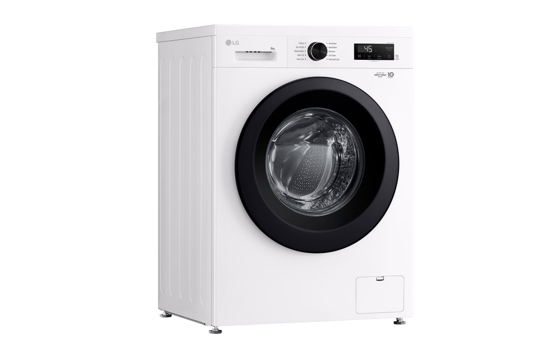 LG 9 kg Pyykinpesukone(Essence White) - Energialuokka A,, 6 Motion DD, Smart Diagnosis™ kanssa Wi-Fi, drum view, F4X1009NWH, thumbnail 10