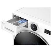 LG 11 kg Pyykinpesukone(Essence White) - Energialuokka A, LCD-paneelilla, TurboWash360™, AI DD™, Smart Diagnosis™ kanssa Wi-Fi, drawer open, F4X7011TWS, thumbnail 5