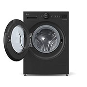 LG  11 kg Pyykinpesukone(Essence Black) - Energialuokka A, LCD-paneelilla, TurboWash360™, AI DD™, Smart Diagnosis™ kanssa Wi-Fi, Front view, F4X7011TBB, thumbnail 3