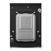 LG  11 kg Pyykinpesukone(Essence Black) - Energialuokka A, LCD-paneelilla, TurboWash360™, AI DD™, Smart Diagnosis™ kanssa Wi-Fi, Back view, F4X7011TBB, thumbnail 14