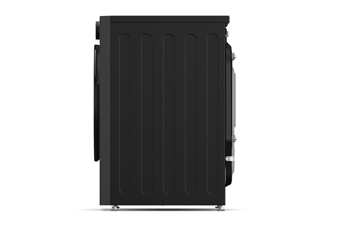 LG  11 kg Pyykinpesukone(Essence Black) - Energialuokka A, LCD-paneelilla, TurboWash360™, AI DD™, Smart Diagnosis™ kanssa Wi-Fi, Side view, F4X7011TBB, thumbnail 13