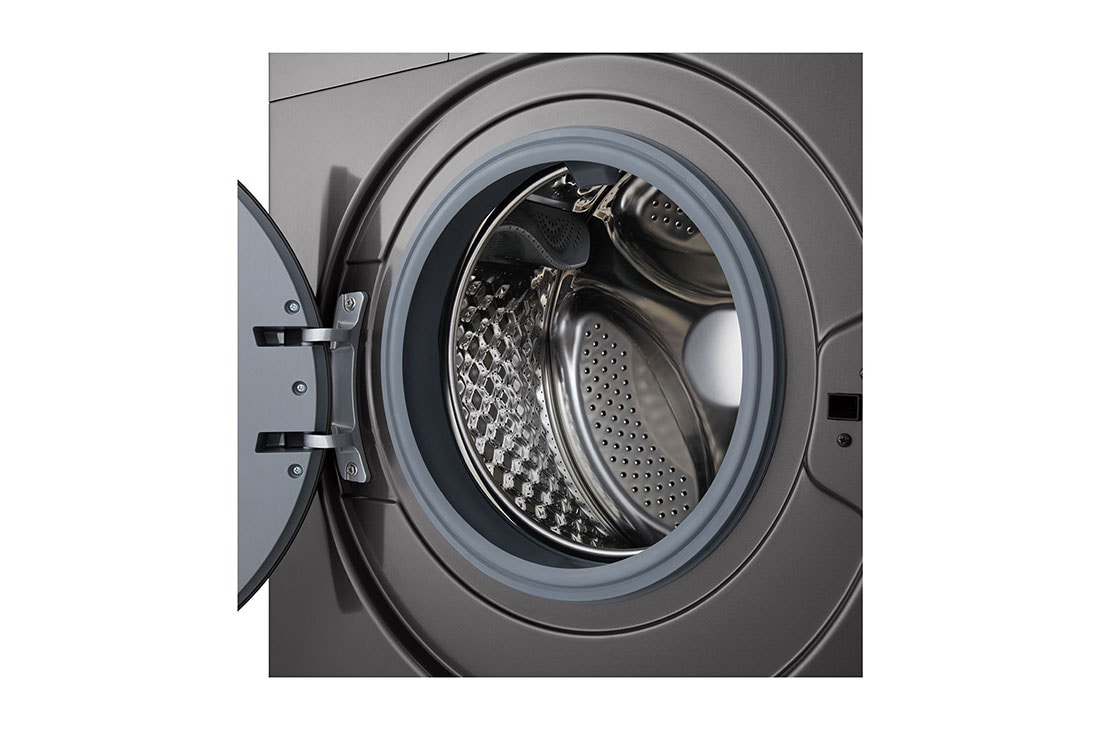 LG  9 kg Pyykinpesukone(Dark Silver) - Steam, Energialuokka A, F4A1009NDK, thumbnail 6