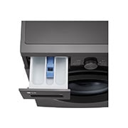 LG  9 kg Pyykinpesukone(Dark Silver) - Steam, Energialuokka A, F4A1009NDK, thumbnail 7