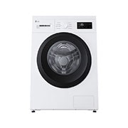 LG 9 kg Pyykinpesukone(Valkoinen) - -Steam, Energialuokka A, front bottom perspective view, F4A1009NWK, thumbnail 12