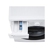 LG 9 kg Pyykinpesukone(Valkoinen) - -Steam, Energialuokka A, Detergent load top view, F4A1009NWK, thumbnail 4
