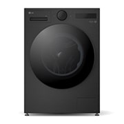 LG 9 kg Pyykinpesukone(Essence Black) - Energialuokka A, LCD-paneelilla, TurboWash360™, AI DD™, Smart Diagnosis™ kanssa Wi-Fi, Front view, F4X7009TBB, thumbnail 1
