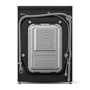 LG 9 kg Pyykinpesukone(Essence Black) - Energialuokka A, LCD-paneelilla, TurboWash360™, AI DD™, Smart Diagnosis™ kanssa Wi-Fi, Back view, F4X7009TBB, thumbnail 15