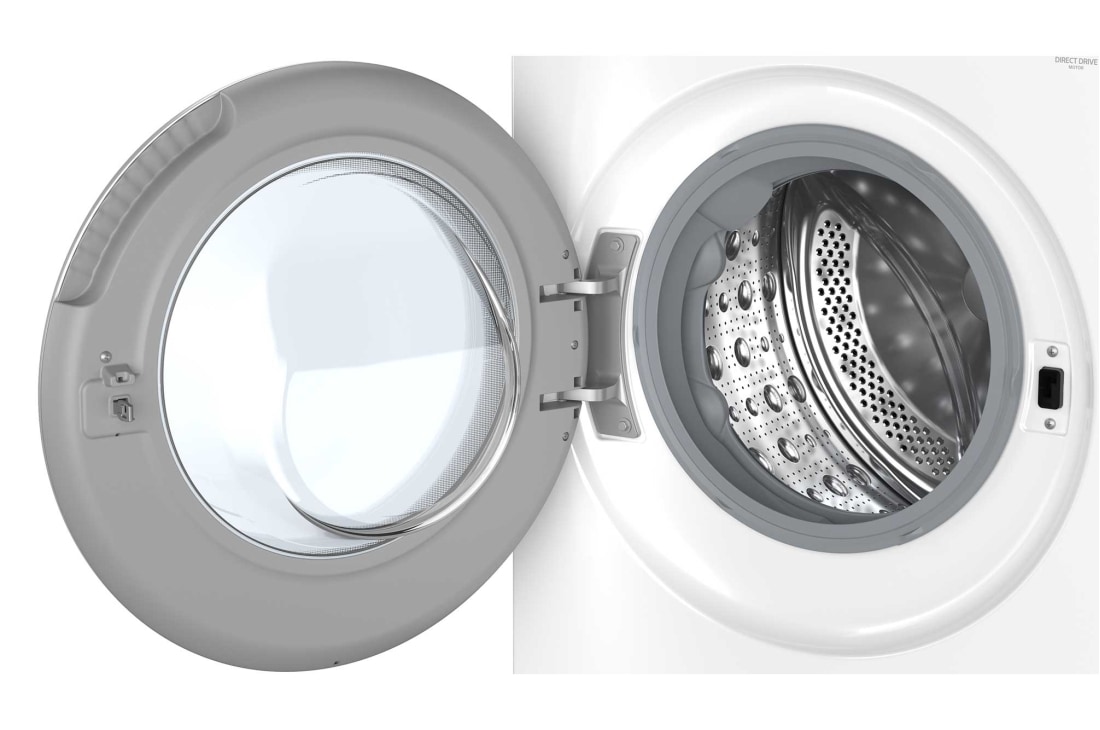 LG 9 kg Pyykinpesukone(Essence White) - Energialuokka A, LCD-paneelilla, Auto Dose, TurboWash360™, AI DD™, Smart Diagnosis™ kanssa Wi-Fi, Drum View, F4X7509TWS, thumbnail 5