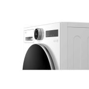 LG 9 kg Pyykinpesukone(Essence White) - Energialuokka A, LCD-paneelilla, Auto Dose, TurboWash360™, AI DD™, Smart Diagnosis™ kanssa Wi-Fi, Controller Side View, F4X7509TWS, thumbnail 7
