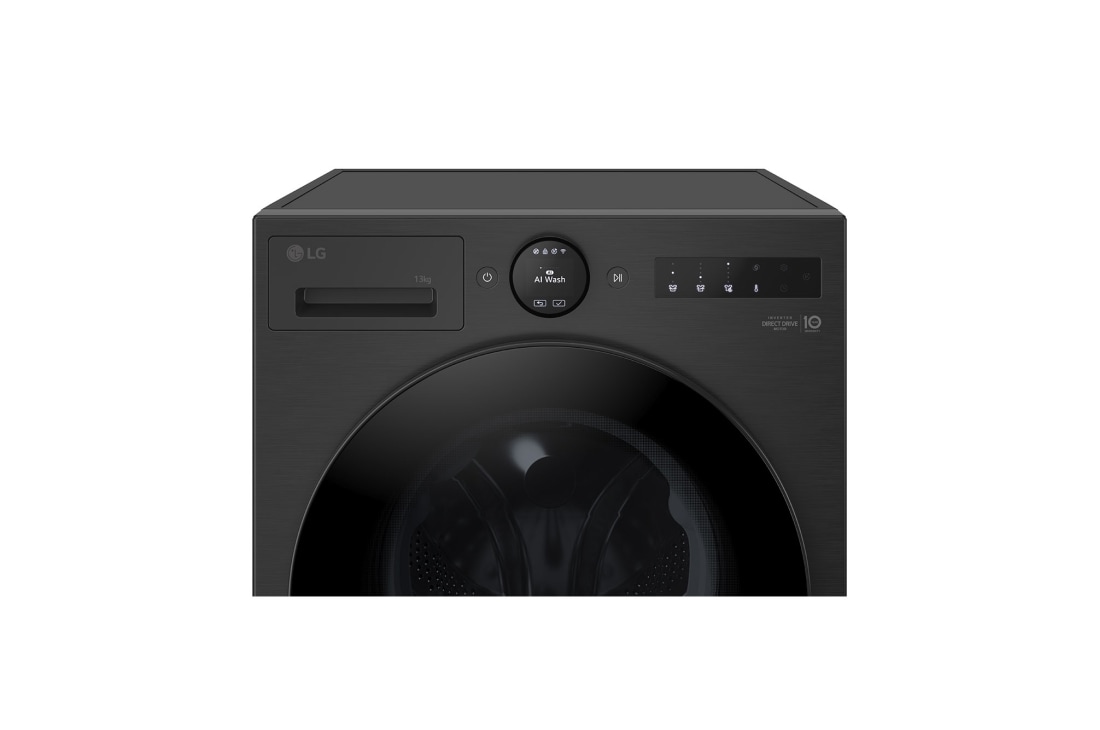 LG 9 kg Pyykinpesukone(Essence Black) - Energialuokka A, LCD-paneelilla, Auto Dose, TurboWash360™, AI DD™, Smart Diagnosis™ kanssa Wi-Fi, Controller view, F4X7509TBB, thumbnail 6