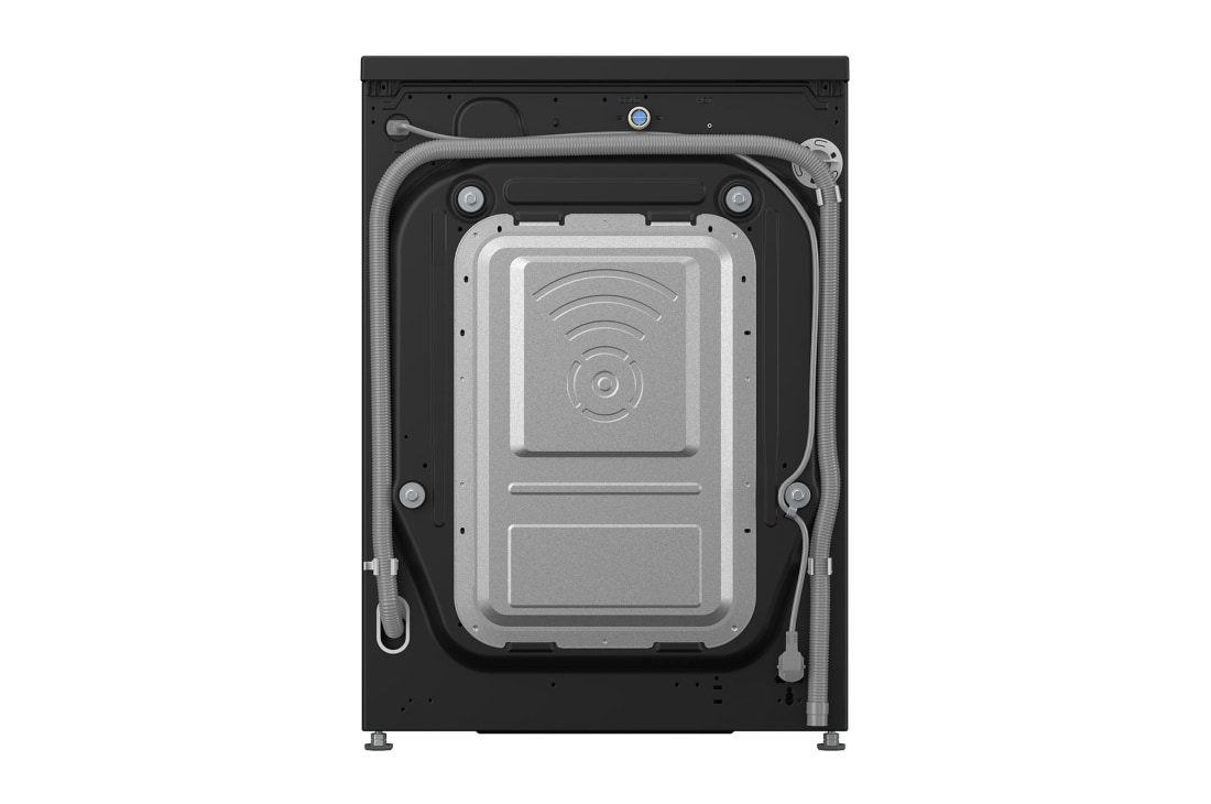 LG 9 kg Pyykinpesukone(Essence Black) - Energialuokka A, LCD-paneelilla, Auto Dose, TurboWash360™, AI DD™, Smart Diagnosis™ kanssa Wi-Fi, Back view, F4X7509TBB, thumbnail 16