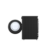 LG 9 kg Pyykinpesukone(Essence Black) - Energialuokka A, LCD-paneelilla, Auto Dose, TurboWash360™, AI DD™, Smart Diagnosis™ kanssa Wi-Fi, side door open, F4X7509TBB, thumbnail 14