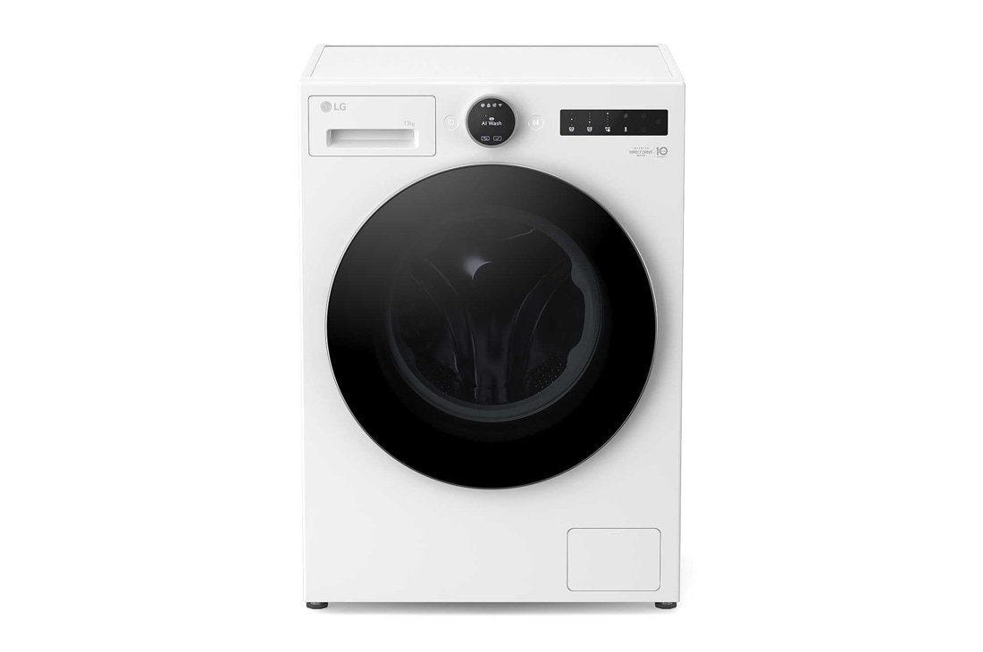LG 13 kg Pyykinpesukone(Essence White) - Energialuokka A, LCD-paneelilla, Auto Dose, TurboWash360™, AI DD™, Smart Diagnosis™ kanssa Wi-Fi, Left Side view, F4X7513TWS, thumbnail 8