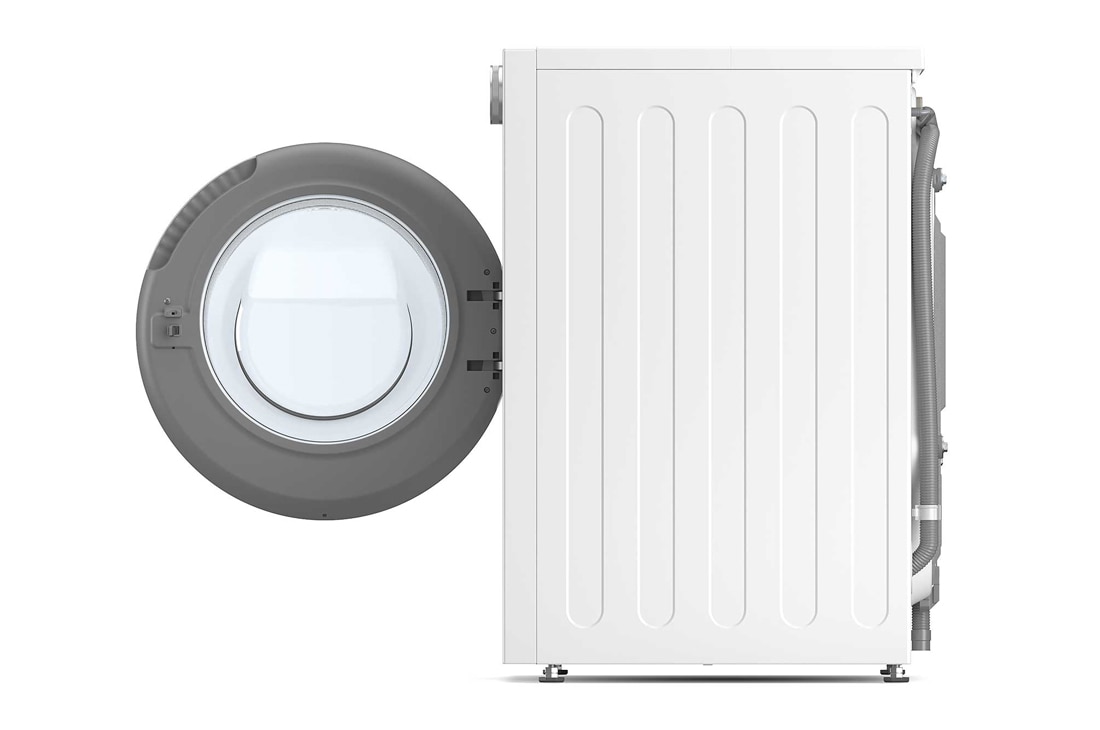 LG 13 kg Pyykinpesukone(Essence White) - Energialuokka A, LCD-paneelilla, Auto Dose, TurboWash360™, AI DD™, Smart Diagnosis™ kanssa Wi-Fi, side open door, F4X7513TWS, thumbnail 15