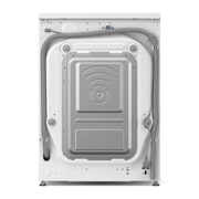 LG 13 kg Pyykinpesukone(Essence White) - Energialuokka A, LCD-paneelilla, Auto Dose, TurboWash360™, AI DD™, Smart Diagnosis™ kanssa Wi-Fi, back view, F4X7513TWS, thumbnail 16