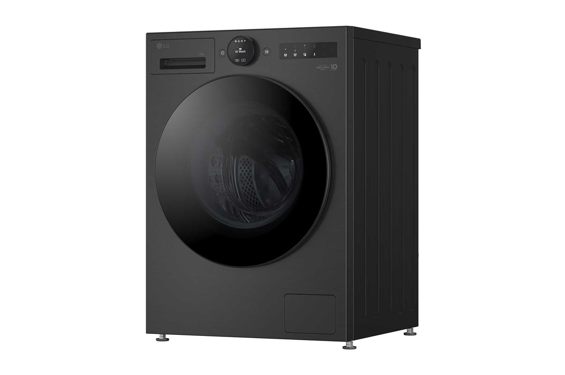 LG 13 kg Pyykinpesukone(Essence Black) - Energialuokka A, LCD-paneelilla, Auto Dose, TurboWash360™, AI DD™, Smart Diagnosis™ kanssa Wi-Fi, Detail view, F4X7513TBB, thumbnail 5