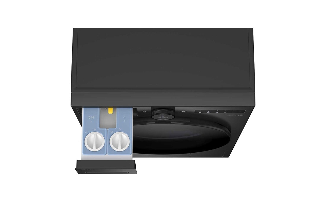 LG 13 kg Pyykinpesukone(Essence Black) - Energialuokka A, LCD-paneelilla, Auto Dose, TurboWash360™, AI DD™, Smart Diagnosis™ kanssa Wi-Fi, TOP DRAW VIEW, F4X7513TBB, thumbnail 13