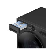 LG 13 kg Pyykinpesukone(Essence Black) - Energialuokka A, LCD-paneelilla, Auto Dose, TurboWash360™, AI DD™, Smart Diagnosis™ kanssa Wi-Fi, PERSPECTIVE DRAW VIEW, F4X7513TBB, thumbnail 12