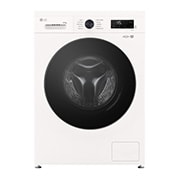 LG 13 kg Pyykinpesukone(Essence Black) - Energialuokka A, LCD-paneelilla, Auto Dose, TurboWash360™, AI DD™, Smart Diagnosis™ kanssa Wi-Fi, Front view, W4X1085NWB, thumbnail 1