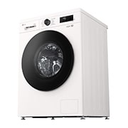 LG 13 kg Pyykinpesukone(Essence Black) - Energialuokka A, LCD-paneelilla, Auto Dose, TurboWash360™, AI DD™, Smart Diagnosis™ kanssa Wi-Fi, side view, W4X1085NWB, thumbnail 11