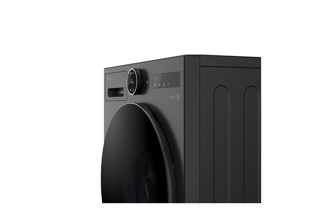 LG 13 kg Pyykinpesukone(Essence Black) - Energialuokka A, LCD-paneelilla, TurboWash360™, AI DD™, Smart Diagnosis™ kanssa Wi-Fi, F4X7013TBB, thumbnail 10