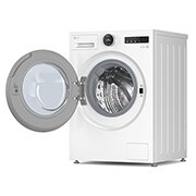 LG 13 kg Pyykinpesukone(Essence White) - Energialuokka A, LCD-paneelilla, TurboWash360™, AI DD™, Smart Diagnosis™ kanssa Wi-Fi, left side, F4X7013TWS, thumbnail 7