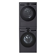 LG Ulosvedettävä taso välisarja F4X7/RHX7-pesukoneen ja -kuivausrummun pesutorni asennuksiin. - Essence Black, product view, DK2B, thumbnail 4