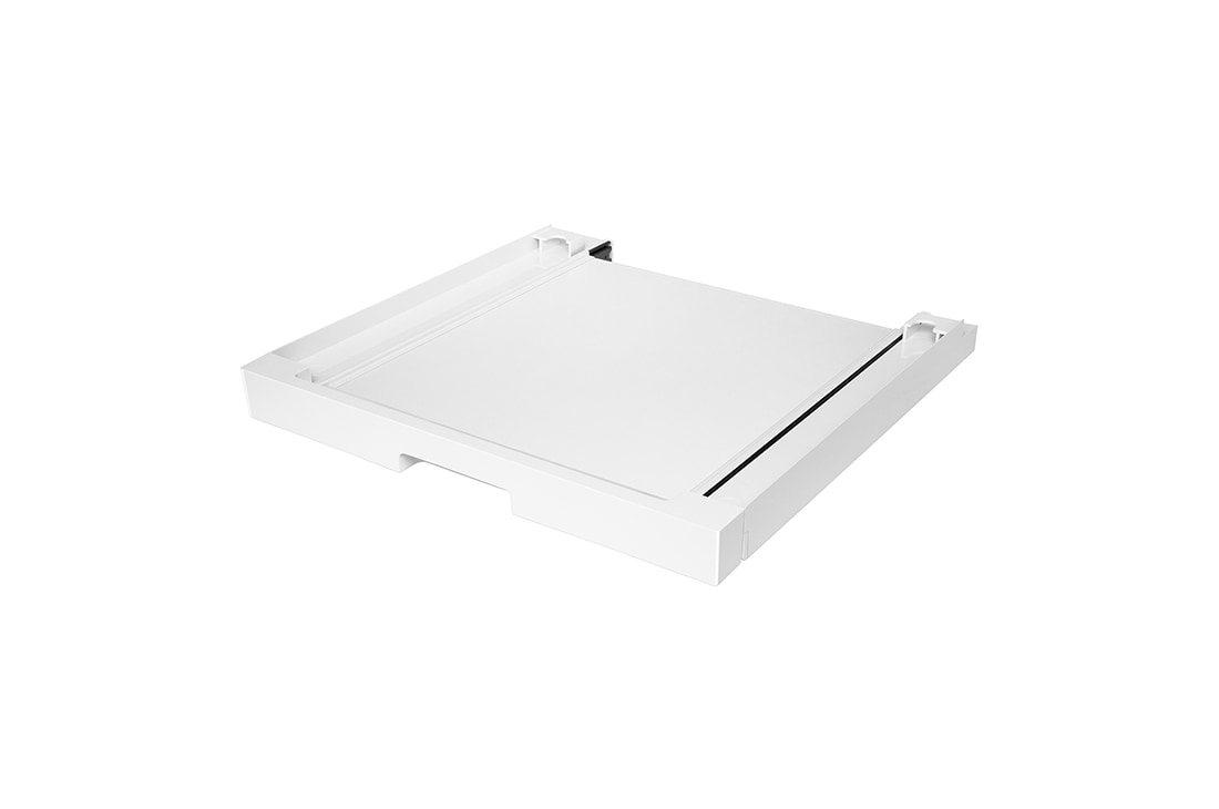 LG Ulosvedettävä taso välisarja  F4X7/RHX7-pesukoneen ja -kuivausrummun pesutorni asennuksiin. - Essence White, side view, DK2W, thumbnail 3