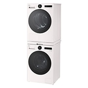 LG Ulosvedettävä taso välisarja  F4X7/RHX7-pesukoneen ja -kuivausrummun pesutorni asennuksiin. - Essence White, product view, DK2W, thumbnail 9