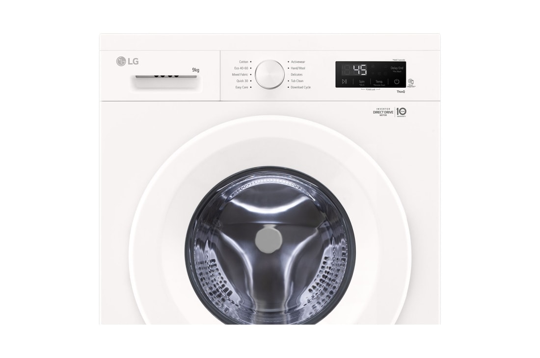 LG 9 kg Pyykinpesukone(Valkoinen) - -Steam, Energialuokka A, F4A1009NWH, thumbnail 10