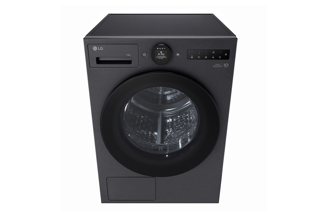 LG 10kg Kuivausrumpu(Essence Black) - Energialuokka c, LCD-paneelilla, DUAL Inverter Heat Pump™, Smart Diagnosis™ kanssa Wi-Fi, 10kg Kuivausrumpu(Essence Black) - Energialuokka c, LCD-paneelilla, DUAL Inverter Heat Pump™, Smart Diagnosis™ kanssa Wi-Fi, RHX7010TBB, thumbnail 7
