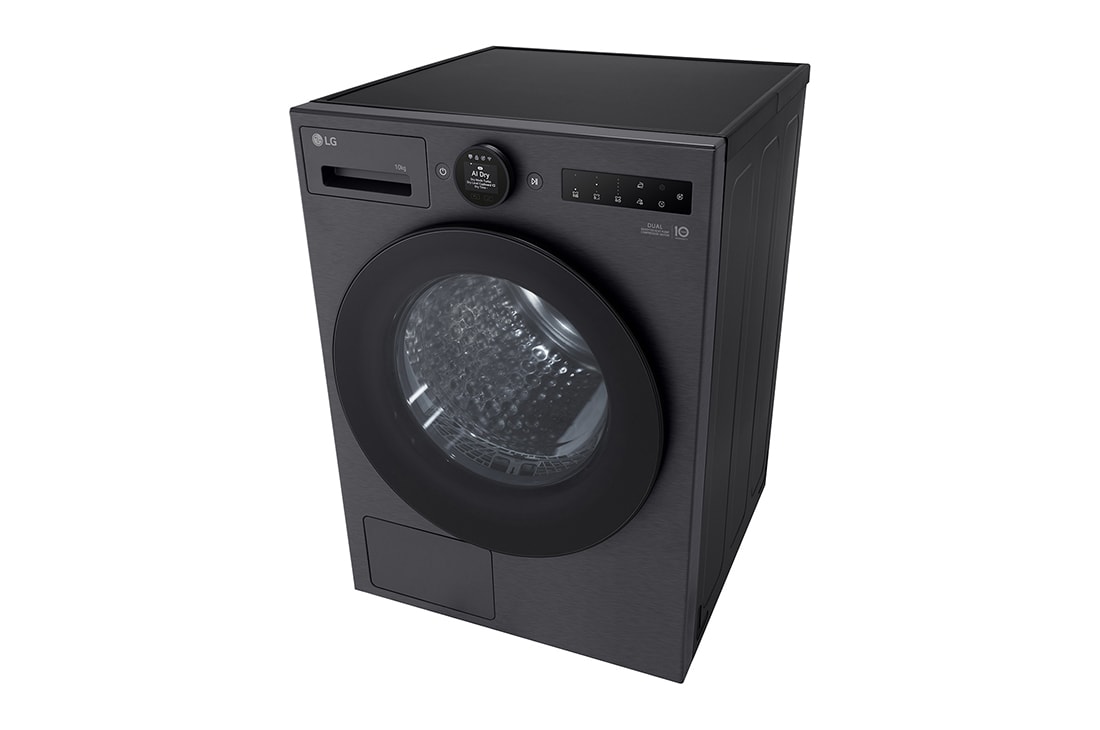 LG 10kg Kuivausrumpu(Essence Black) - Energialuokka c, LCD-paneelilla, DUAL Inverter Heat Pump™, Smart Diagnosis™ kanssa Wi-Fi, 10kg Kuivausrumpu(Essence Black) - Energialuokka c, LCD-paneelilla, DUAL Inverter Heat Pump™, Smart Diagnosis™ kanssa Wi-Fi, RHX7010TBB, thumbnail 10