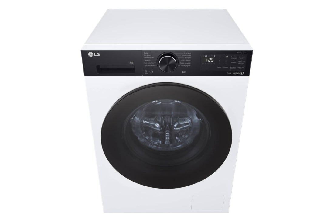 LG 11kg Pyykinpesukone (Valkoinen) | Energialuokka A, TurboWash™360, AI DD™, Smart Diagnosis™ ja Wi-Fi, LG 11kg Pyykinpesukone (Valkoinen) | Energialuokka A, TurboWash™360, AI DD™, Smart Diagnosis™ ja Wi-Fi, F4X5011TKB, thumbnail 3
