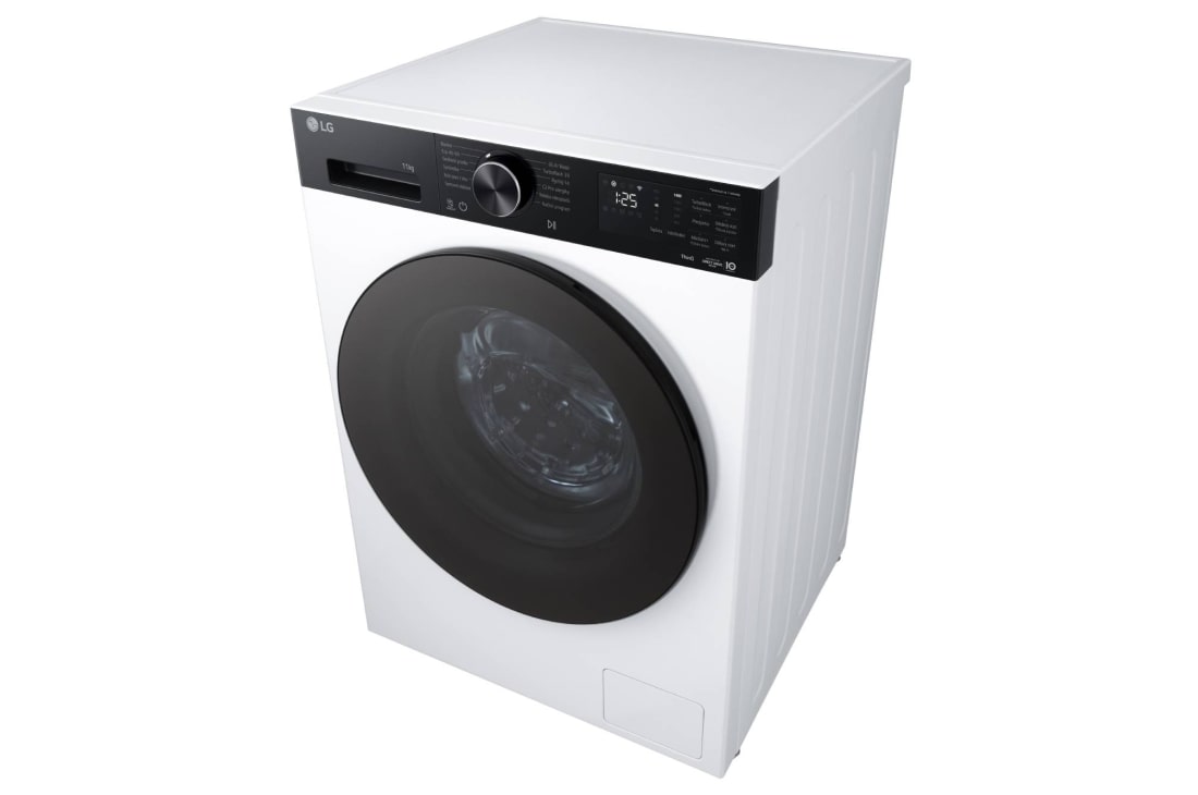 LG 11kg Pyykinpesukone (Valkoinen) | Energialuokka A, TurboWash™360, AI DD™, Smart Diagnosis™ ja Wi-Fi, LG 11kg Pyykinpesukone (Valkoinen) | Energialuokka A, TurboWash™360, AI DD™, Smart Diagnosis™ ja Wi-Fi, F4X5011TKB, thumbnail 11
