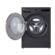 LG 11kg/6kg Kuivaava pesukone (Musta) | Energialuokka A/A, Steam+™, AI Wash™ 2.0, TurboWash™, Smart Diagnosis™ Wi-Fi-yhteydellä, Tässä uudessa LG:n pesukone-kuivausrummussa on suuri 11 kg:n pyykkikapasiteetti ja 6 kg:n kuivauskapasiteetti.Parhaan energialuokan A/A ansiosta sekä pesussa että kuivauksessa yhdistettynä uusiin omin, WHX9516TBC, thumbnail 2