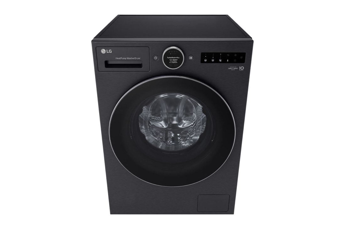 LG 11kg/6kg Kuivaava pesukone (Musta) | Energialuokka A/A, Steam+™, AI Wash™ 2.0, TurboWash™, Smart Diagnosis™ Wi-Fi-yhteydellä, Tässä uudessa LG:n pesukone-kuivausrummussa on suuri 11 kg:n pyykkikapasiteetti ja 6 kg:n kuivauskapasiteetti.Parhaan energialuokan A/A ansiosta sekä pesussa että kuivauksessa yhdistettynä uusiin omin, WHX9516TBC, thumbnail 3