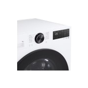 LG 9kg Pyykinpesukone (Valkoinen) | Energialuokka A, Auto Dose, TurboWash™360, AI DD™, Smart Diagnosis™ ja Wi-Fi, Tämän LG-pesukoneen kapasiteetti on suuri, 9 kg, joten voit pestä paljon vaatteita samaan aikaan ja automaattinen annostelu, TurboWash360™ ja Steam™, F4X5509TLB, thumbnail 4