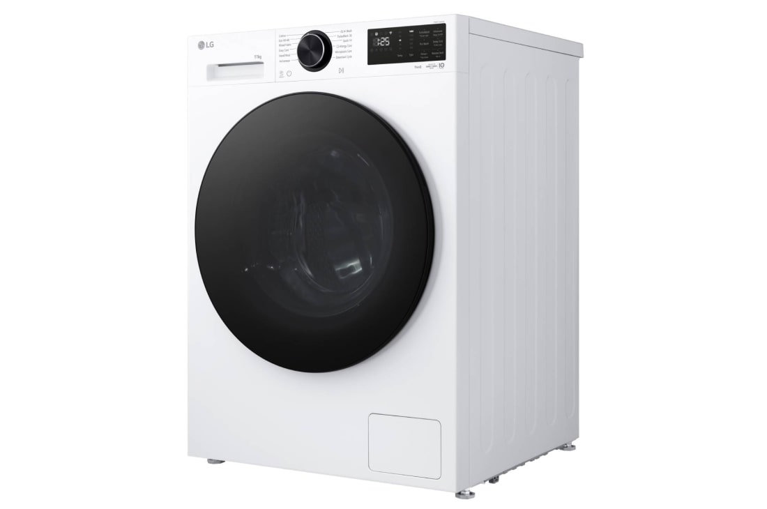 LG 11kg Pyykinpesukone (Valkoinen) | Energialuokka A, TurboWash™360, AI DD™, Smart Diagnosis™ ja Wi-Fi, Tämän LG-pesukoneen kapasiteetti on suuri, 11 kg, joten voit pestä paljon vaatteita samaan aikaan, TurboWash360™ ja Steam™, F4X5011TLB, thumbnail 10