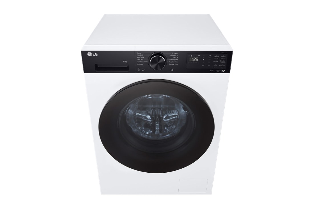 LG 9 kg Pyykinpesukone (Valkoinen) | Energialuokka A, Auto Dose, TurboWash™360, AI DD™, Smart Diagnosis™ Wi-Fi-yhteydellä, LG 9 kg Pyykinpesukone (Valkoinen) | Energialuokka A, Auto Dose, TurboWash™360, AI DD™, Smart Diagnosis™ Wi-Fi-yhteydellä, F4X5509TKB, thumbnail 3