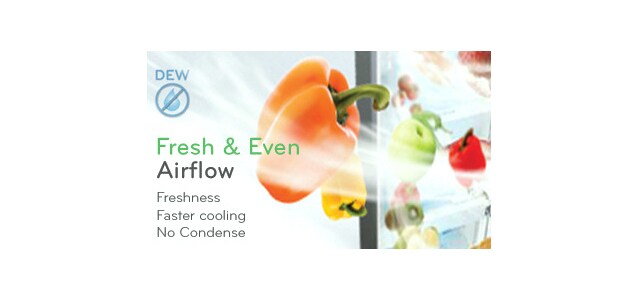 Aktiivinen jäähdytys ja Fresh & Even Air Flow1