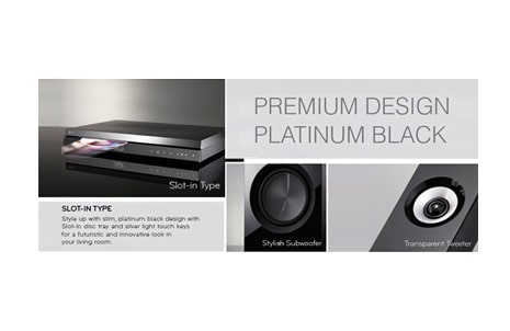 PREMIUM DESIGN WITH PLATINUM BLACK BODY