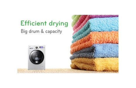 Tehokkaampi kuivaus suurella rummulla1